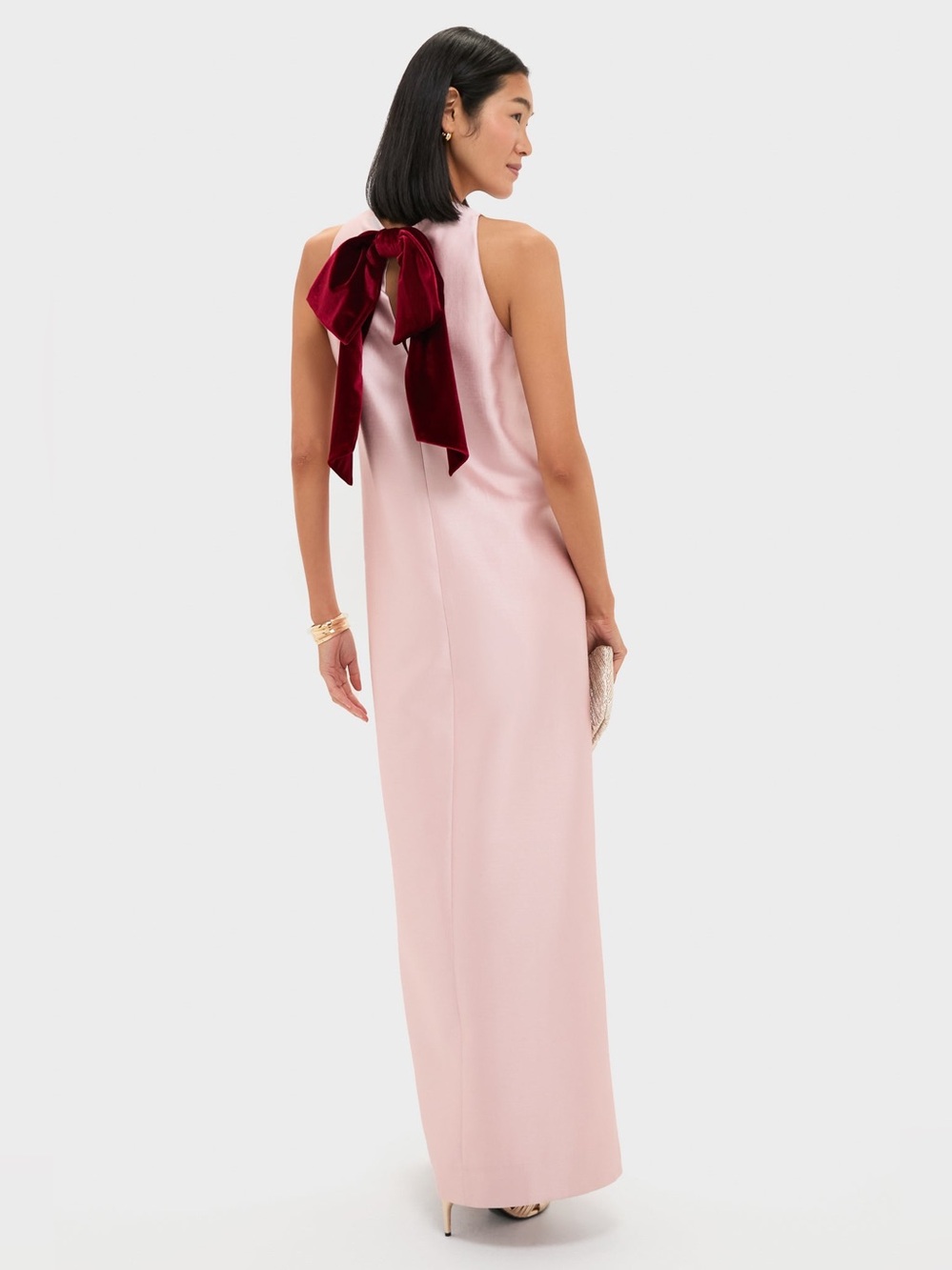 Tuckernuck Light Pink Dupioni Portia Gown